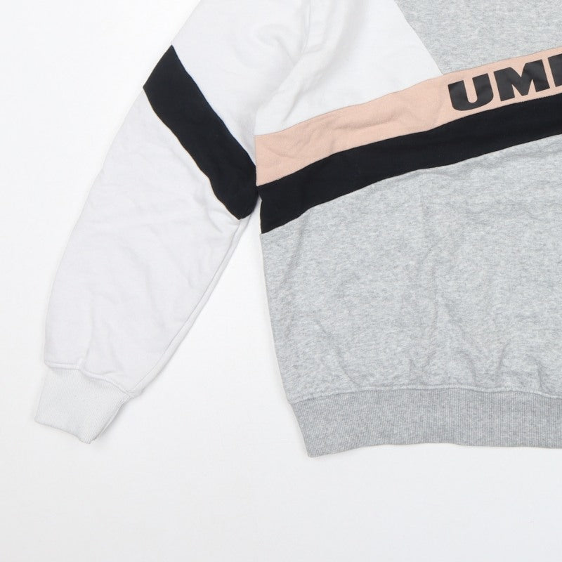 Additional view of Umbro Women’s Multicoloured S Colourblock Logo Crew Sweatshirt