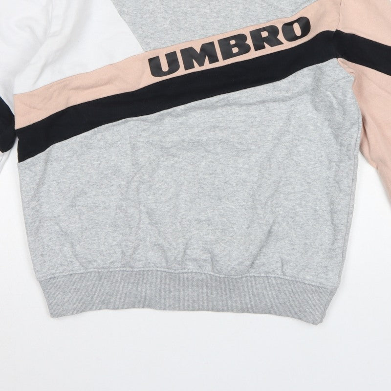 Additional view of Umbro Women’s Multicoloured S Colourblock Logo Crew Sweatshirt
