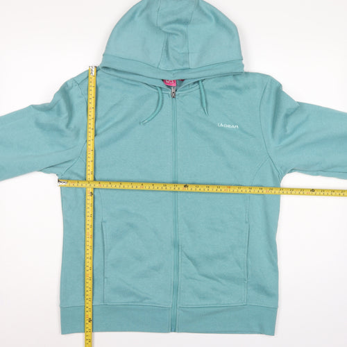 LA Gear Women’s Blue UK 18 Full Zip Hooded Fleece Hoodie Logo