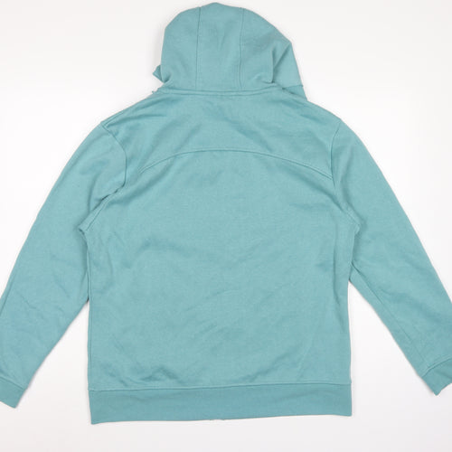 LA Gear Women’s Blue UK 18 Full Zip Hooded Fleece Hoodie Logo