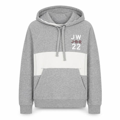 Jack Wills Women’s Grey UK 6 Pullover Hoodie Logo Colourblock