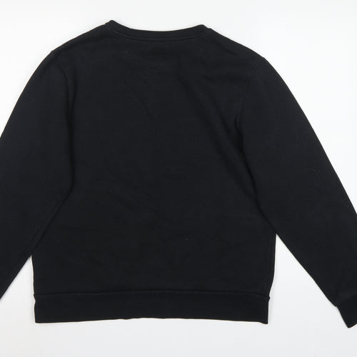 Element Men's Black M Pullover Crew Neck Graphic Logo Sweatshirt