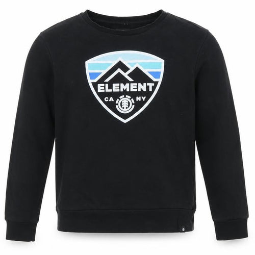 Element Men's Black M Pullover Crew Neck Graphic Logo Sweatshirt