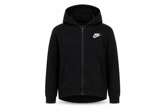 Nike Boys Black XL 13-14 Years Full Zip Hooded Hoodie Logo