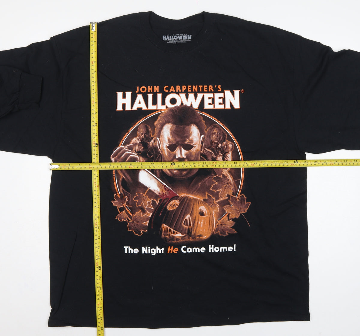 Hell On Shirts Men's Black 2XL Halloween Graphic Print Pullover Sweatshirt