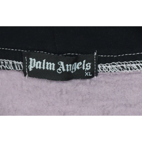 Palm Angels Women’s Pink XL Pullover Hoodie Embroidered Logo