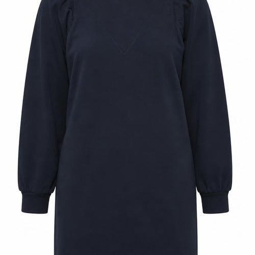 Oliver Bonas Women Blue UK 12 Jumper Dress Long Sleeve Cotton