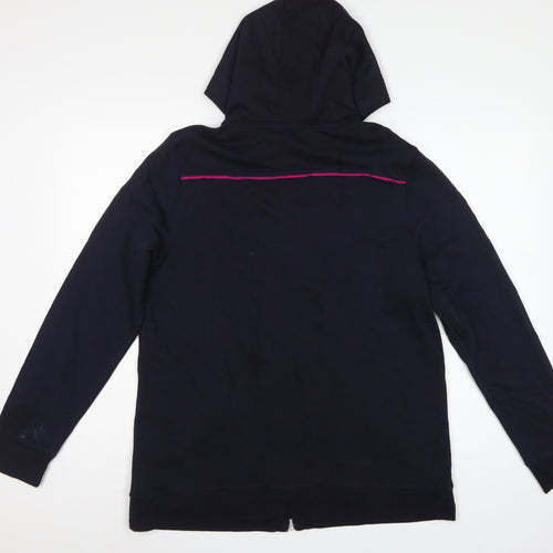 Maine New England Womens Blue Size 18 Full Zip Cotton Hoodie