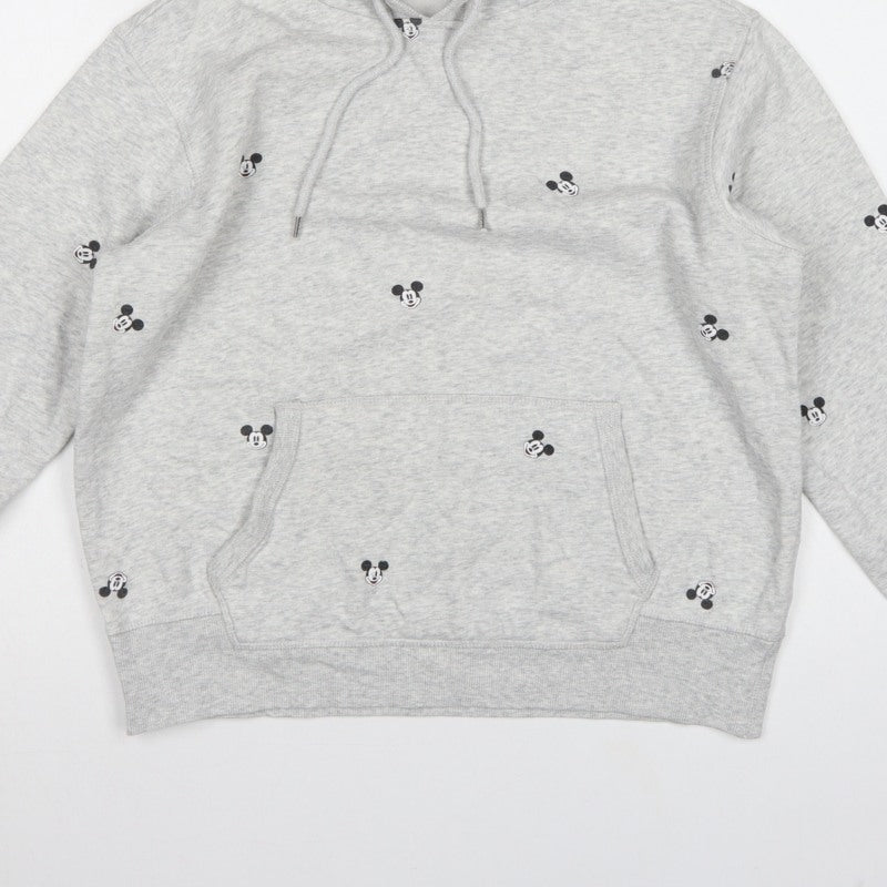 Additional view of H&M L.O.G.G. Women Grey S Mickey Mouse Hooded Pullover Sweatshirt