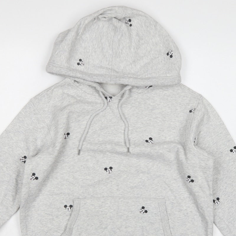 Additional view of H&M L.O.G.G. Women Grey S Mickey Mouse Hooded Pullover Sweatshirt