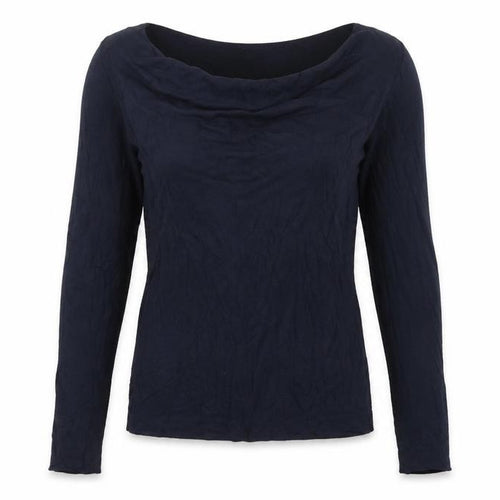Jigsaw Women’s Blue Cowl Neck Fine Knit Jumper Size S Cashmere Silk