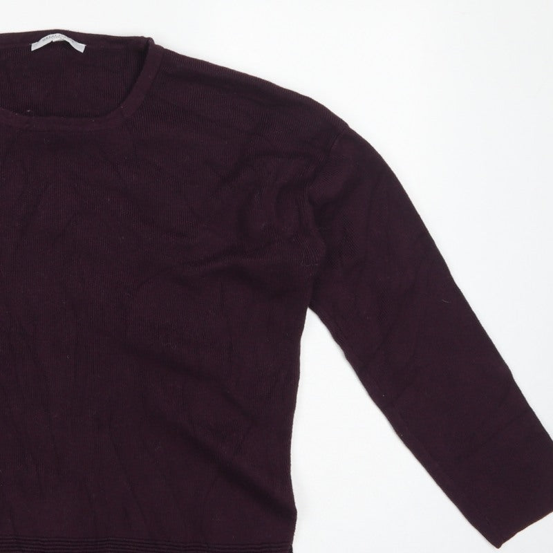 Additional view of Great Plains Women’s Purple M Knit Pullover Round Neck Viscose Jumper
