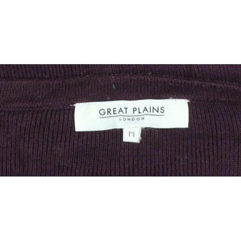 Additional view of Great Plains Women’s Purple M Knit Pullover Round Neck Viscose Jumper