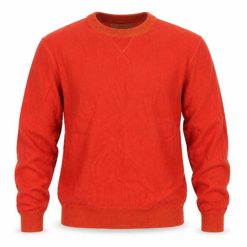 Jack Wills Men’s Orange M Cotton Crew Neck Pullover Jumper