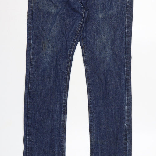 Bluenotes Men’s Blue W32 Straight Leg 100% Cotton Dark Wash Jeans