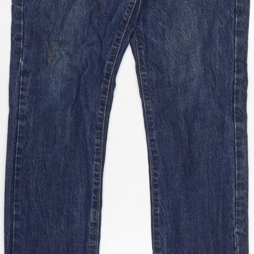 Bluenotes Men’s Blue W32 Straight Leg 100% Cotton Dark Wash Jeans
