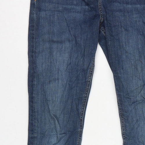Topshop Moto Women’s Blue W28 L32 Skinny Stretch Jeans Ankle Zip