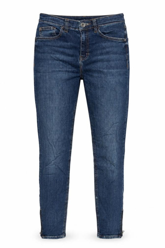 Topshop Moto Women’s Blue W28 L32 Skinny Stretch Jeans Ankle Zip