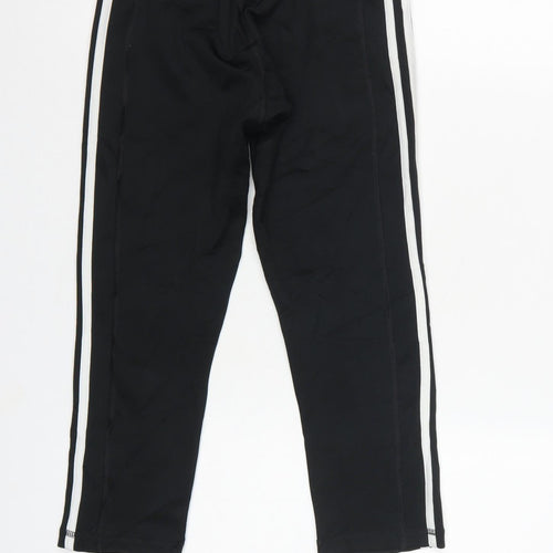 Adidas Women Black XS AEROREADY Side Stripe Skinny Leggings
