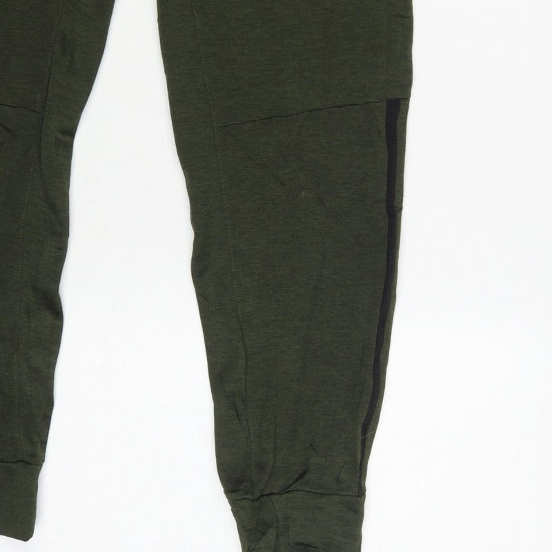Layer 8 Men’s Green M Tapered Cuffed Sweatpants Joggers