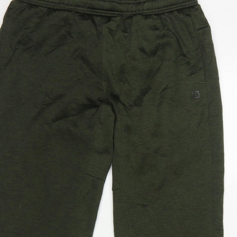 Layer 8 Men’s Green M Tapered Cuffed Sweatpants Joggers