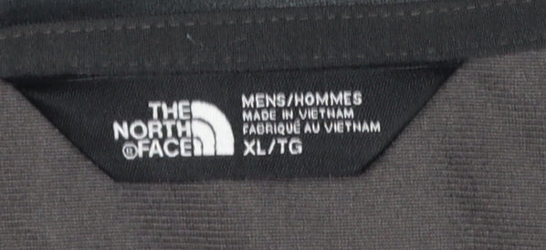 The North Face Men's Black Grey XL Hooded Softshell Jacket