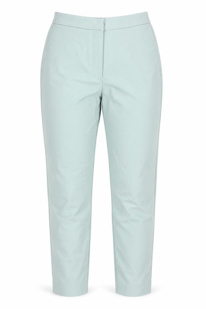Marks & Spencer Women's Light Green UK 6 X Short Tapered Trousers