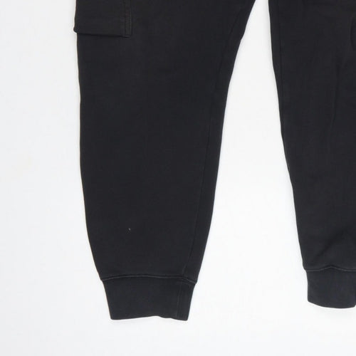 Nike Women’s Black M Cargo Jogger Trousers Logo Elastic Waist