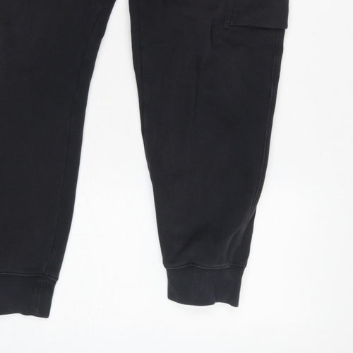 Nike Women’s Black M Cargo Jogger Trousers Logo Elastic Waist