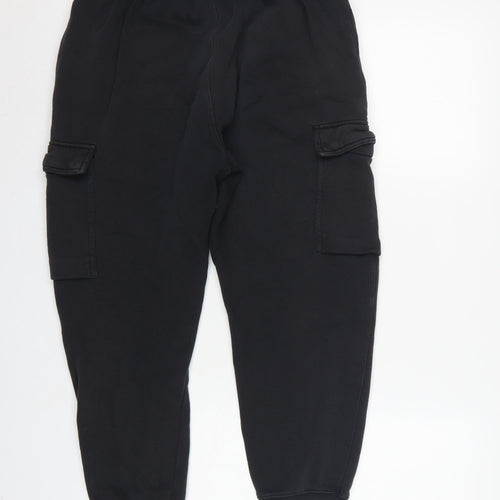 Nike Women’s Black M Cargo Jogger Trousers Logo Elastic Waist
