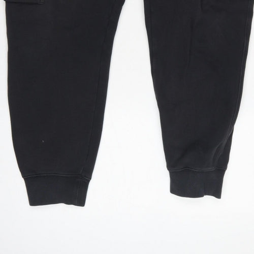 Nike Women’s Black M Cargo Jogger Trousers Logo Elastic Waist