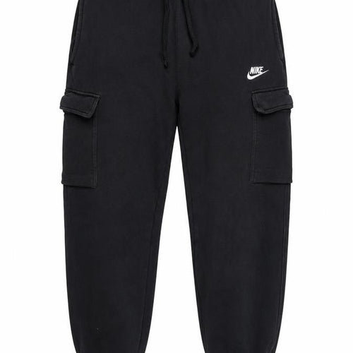 Nike Women’s Black M Cargo Jogger Trousers Logo Elastic Waist