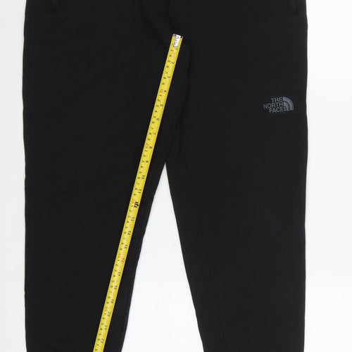 The North Face Men’s Black L Jogger Sweatpants Logo Zip Pockets