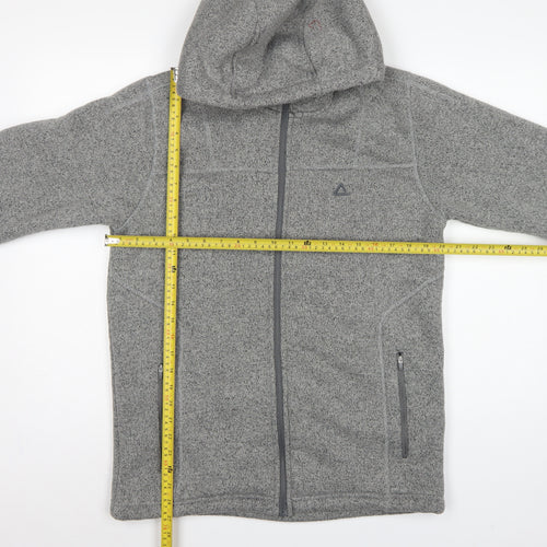 Dare 2b Men's Grey M Fleece Hooded Full Zip Outdoor Jacket