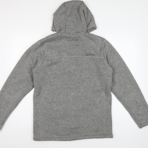 Dare 2b Men's Grey M Fleece Hooded Full Zip Outdoor Jacket