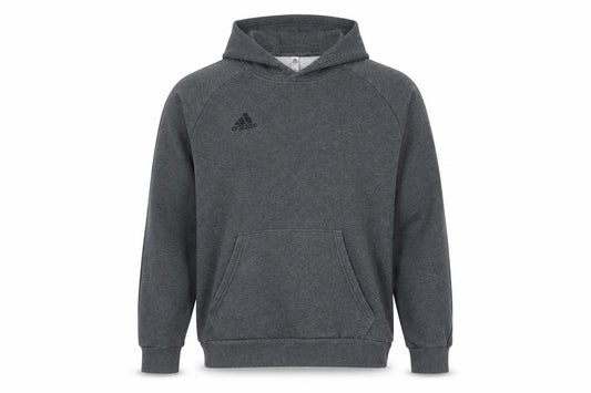 adidas Men’s Grey M Pullover Hoodie Logo Fleece Sports