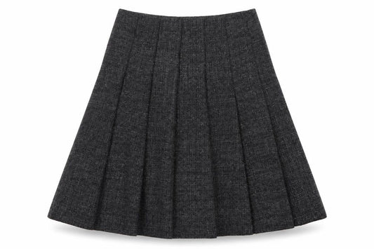 Claudia C Women’s Black UK 20 Pleated Knee Length Skirt