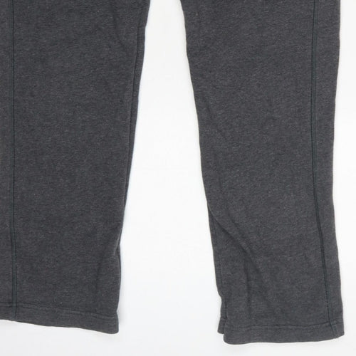 Dri Champion Men's Grey L Fleece Sweatpants Elastic Waist Logo