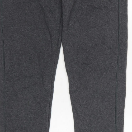 Dri Champion Men's Grey L Fleece Sweatpants Elastic Waist Logo