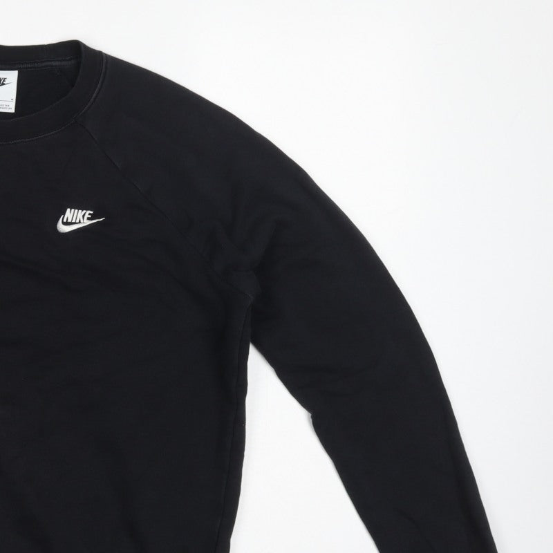 Nike Men’s Black M Pullover Crew Neck Logo Sweatshirt