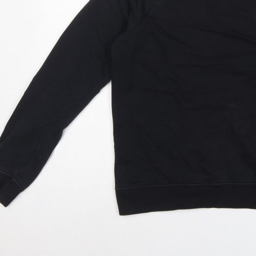 Nike Men’s Black M Pullover Crew Neck Logo Sweatshirt