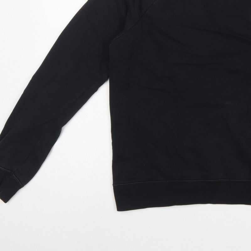 Nike Men’s Black M Pullover Crew Neck Logo Sweatshirt