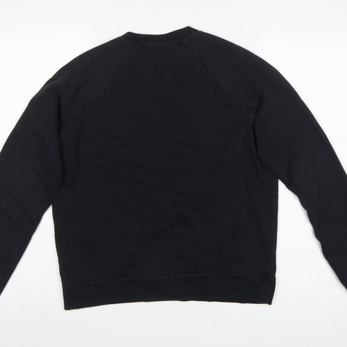 Nike Men’s Black M Pullover Crew Neck Logo Sweatshirt