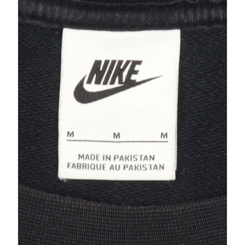 Nike Men’s Black M Pullover Crew Neck Logo Sweatshirt