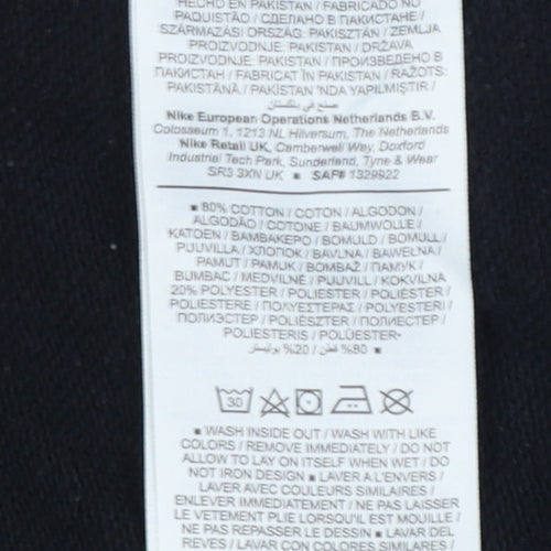 Nike Men’s Black M Pullover Crew Neck Logo Sweatshirt