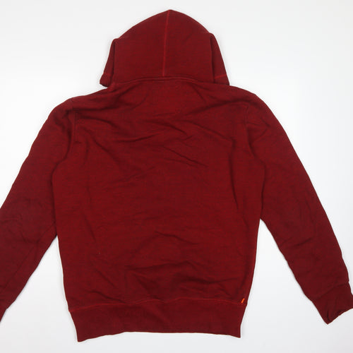 Superdry Men’s Red XL Pullover Graphic Print Hooded Hoodie