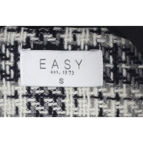 Easy 1973 Mens Grey Check Hooded Shacket Jacket Size S