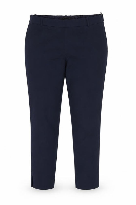 Zara Woman Navy Blue UK 16 XL Tapered Smart Dress Trousers