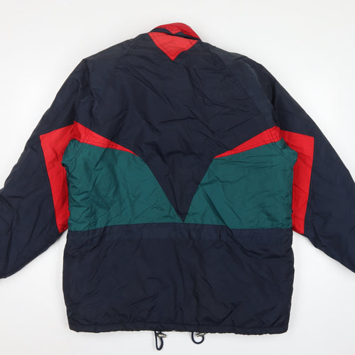 Trespass Men’s Navy M Technical Ski Puffer Jacket Colour Block