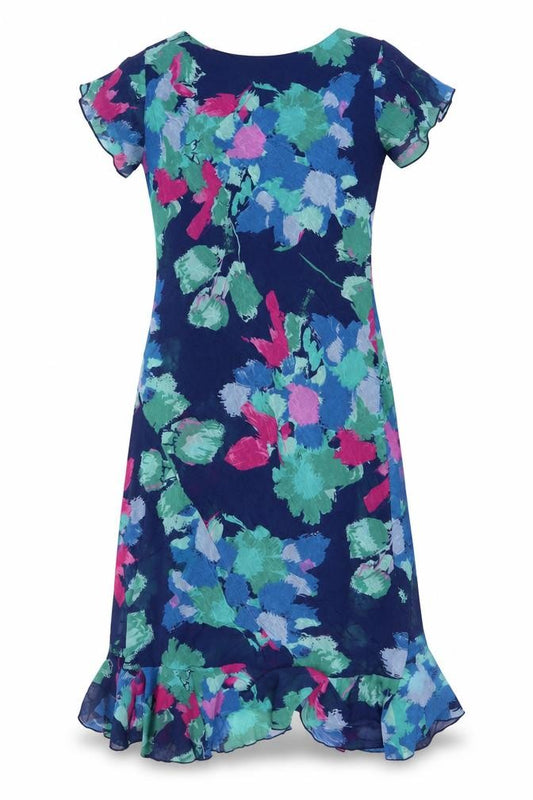 Adini Women’s Multicoloured Floral Maxi Fit & Flare Dress Size M